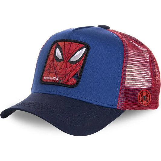 High-Quality Marvel Cartoon Snapback – Unisex Cotton Mesh Baseball Cap for Men & Women