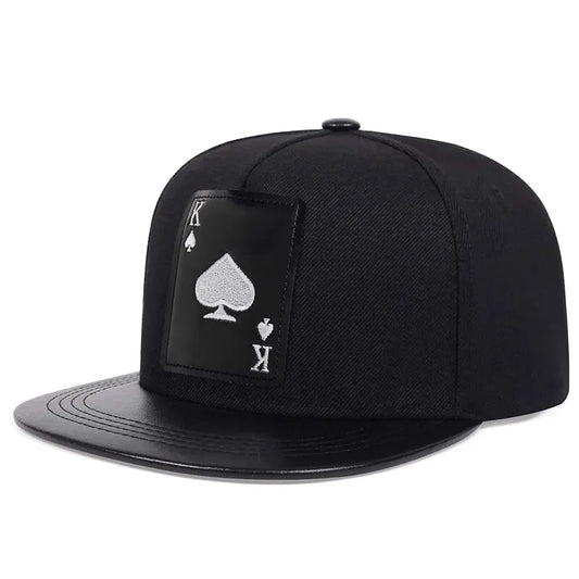 PU Leather Hip-Hop Baseball Cap