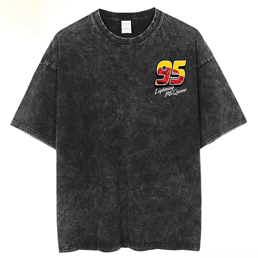 Washed Lightning McQueen "Cars 95" Vintage T-Shirt