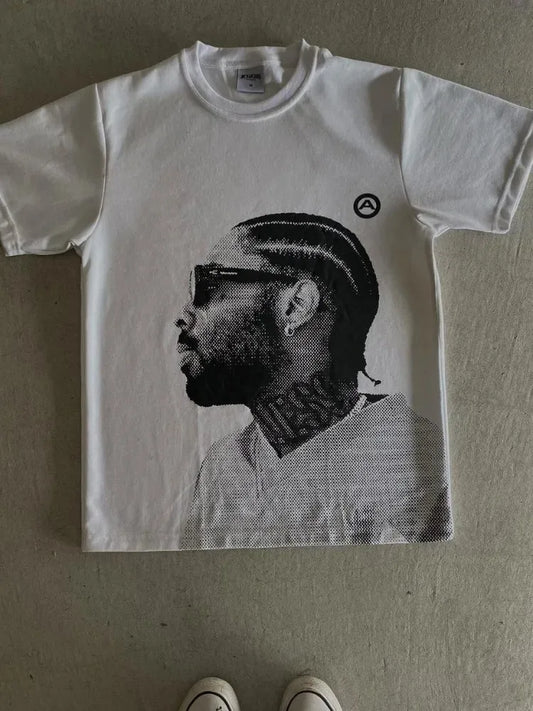 Printed Vintage Hip Hop Oversized T-Shirts