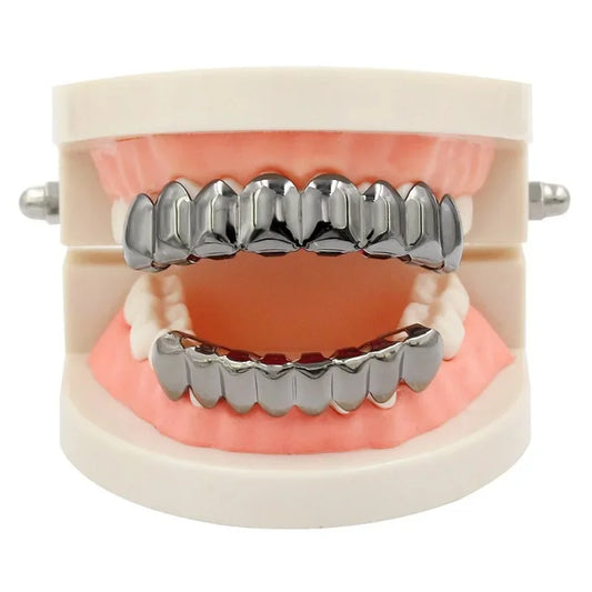 Gold & Silver Plated Hip Hop Teeth Grillz